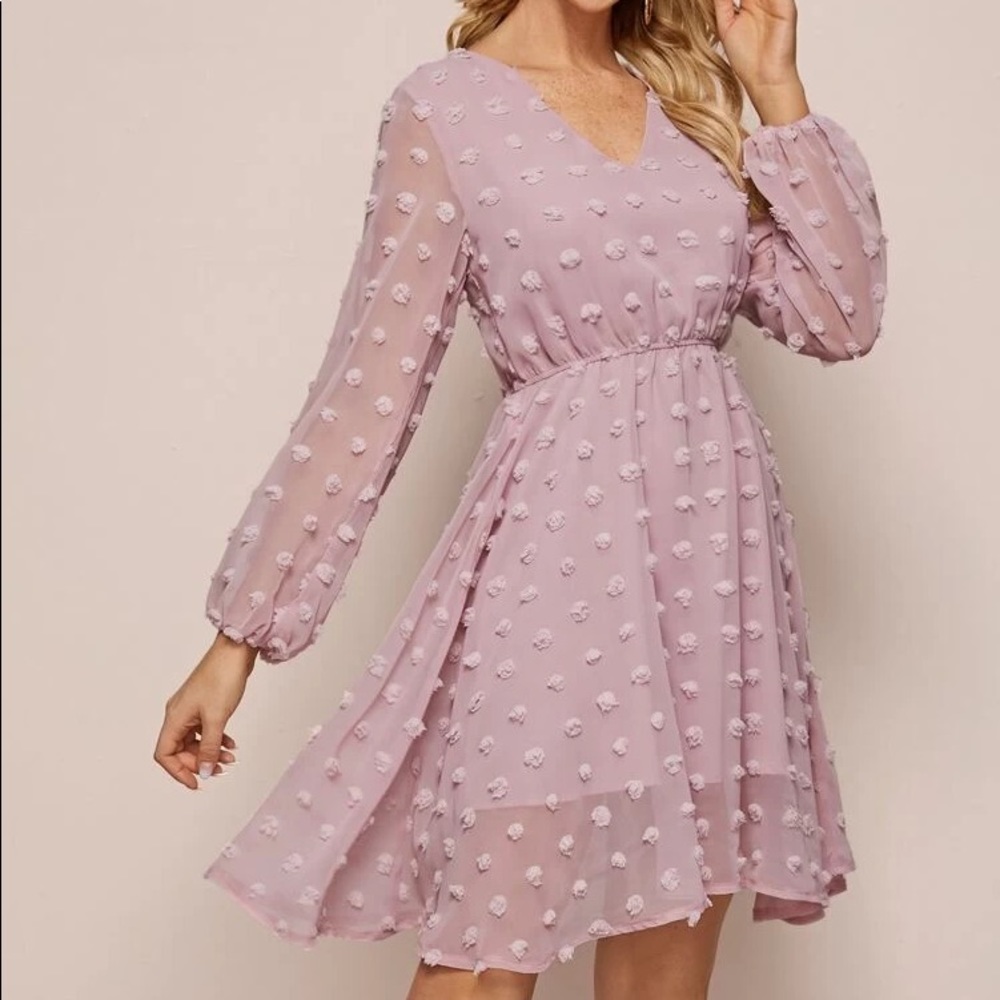 A-Line Chiffon Dress - Picture 1 of 3